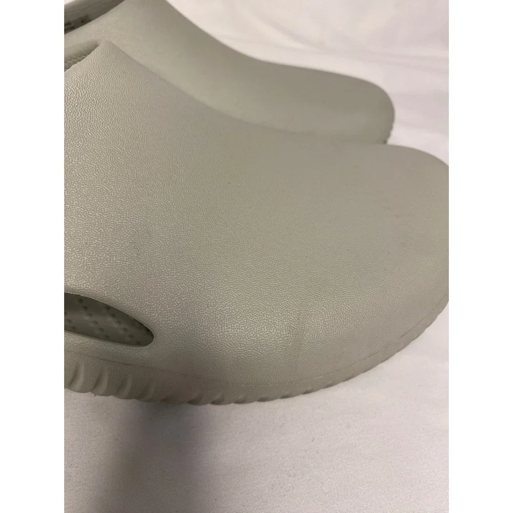 Crocs Mellow Recovery Clog Atmosphere Grey Mens 10 Womens 12 Slides Slip Ons